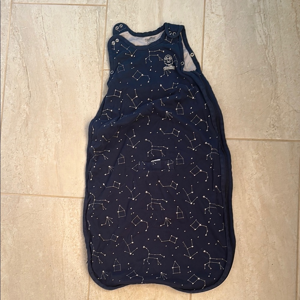 Woolino 2-24 Months Navy Blue Constellation Print Sleep Sack